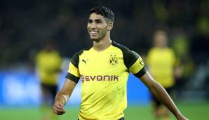 Platz 7: Achraf Hakimi (Borussia Dortmund).