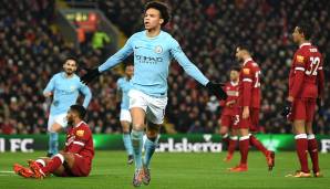 Platz 39: Leroy Sane (Manchester City).