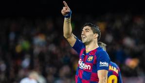 Platz 36: Luis Suarez - 40 Tore für FC Liverpool und FC Barcelona.