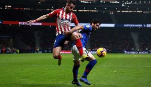 PLATZ 5: RAUL GARCIA (Atletico Madrid, CA Osasuna und Athletic Bilbao; Position: Offensives und Zentrales Mittelfeld) – 2364 gewonnene Zweikämpfe.