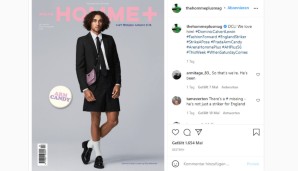 Wo sind die Grenzen des Swag? Für Everton-Stürmer Dominic Calvert-Lewin ist die Antwort eindeutig: Es gibt keine. Für das Männer-Fashionmagazin "The Homme +" zog er mal eben ein Schulmädchen-Outfit an (von Prada). Schon eher Geschmackssache.