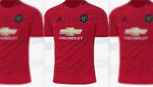 Manchester United - Heimtrikot: Das neue Heim-Jersey von Manchester United ist derweil eine Homage an den eigenen Spitznamen. Die Red Devils laufen im heimischen Old Trafford im schlichten rot auf.