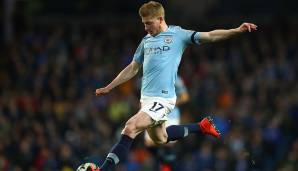 Platz 12: KEVIN DE BRUYNE; 82 Assists in 204 Spielen; Vereine: KRC Genk, FC Chelsea, Werder Bremen, VfL Wolfsburg, Manchester City