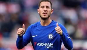 Platz 10 - 100 Millionen Euro (plus X): Eden Hazard im Sommer 2019 vom FC Chelsea zu Real Madrid.