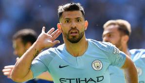 Platz 4: u.a. Sergio Agüero (Atletico Madrid, Manchester City) - 12 Dreierpacks