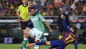 PLATZ 13: NABIL FEKIR (Real Betis) – 315 erfolgreiche Dribblings (Erfolgsquote: 61,05 Prozent).