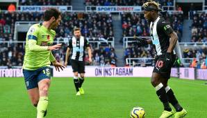 PLATZ 4: ALLAN SAINT-MAXIMIN (Newcastle United) – 469 erfolgreiche Dribblings (Erfolgsquote: 57,13 Prozent).