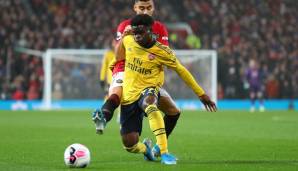 Platz 5: BUKAYO SAKA (18, FC Arsenal, Linksaußen) - 5 Scorerpunkte (1 Tor, 4 Assists).