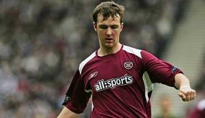 Andy Webster bei einem seiner letzten Spiele für Heart of Midlothian.