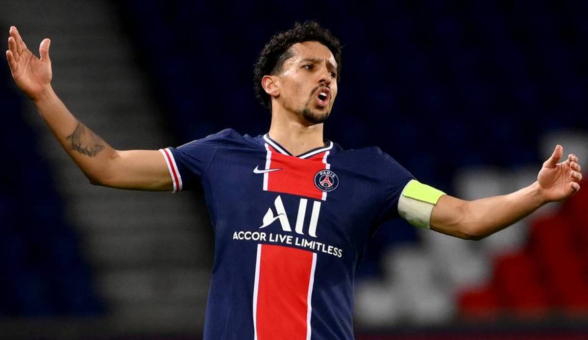 Marquinhos kann im Rückspiel gegen den FC Bayern nicht auflaufen.