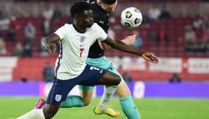 BUKAYO SAKA: Flügelstürmer, 20 Jahre alt, Arsenal, England