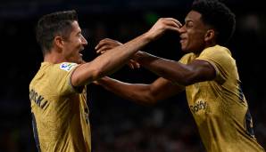 Schon nach 46 Sekunden schoss Lewandowski den FC Barcelona beim 4:1 in San Sebastian in Führung. Nach hervorragendem Zuspiel von Youngster Álex Balde.