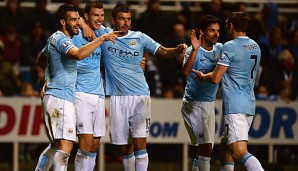 Erst nach Verlängerung siegte Manchester City in Newcastle