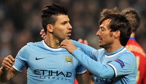 David Silva wird in den kommenden Wochen keine Vorlagen für Sergio Agüero geben