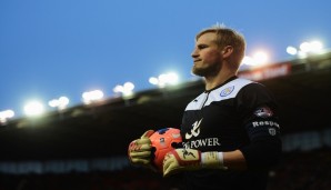 Klare Ähnlichekeit: Kasper Schmeichel, Sohn des ehemaligen United-Keepers Peter.