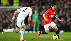 Shinji Kagawa (r.) wurde nur in neun Partien von David Moyes eingesetzt