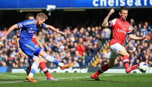 Andre Schürrle traf in der Partie gegen Arsenal zum zwischenzeitlichen 2:0