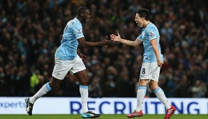 Samir Nasri und Yaya Toure sind bei Manchester City ein eingespieltes Team