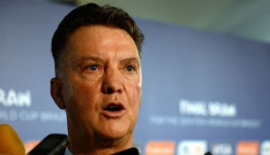 Louis van Gaal betreut die Niederlande bei der WM 2014