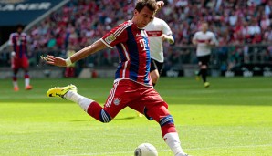 Maio Mandzukic im neuen Bayern-Trikot - wird es ein rares Bild?