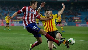 Javi Manquillo (l.) kam in der vergangenen Saison hin und wieder zum Einsatz