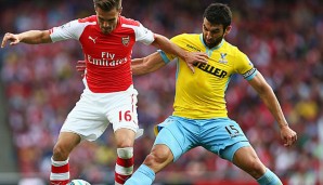 Aaron Ramsey (l.) steht gegen City auf der Kippe