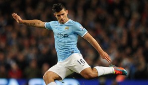 Kun Aguero befindet sich derzeit in Topform