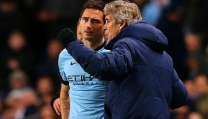 Manuel Pellegrini würde gerne mit Frank Lampard weiterarbeiten