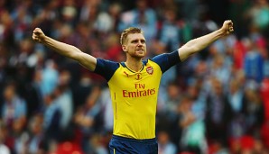 Mannschaftskapitän Per Mertesacker wechselte 2011 von Werder Bremen nach London