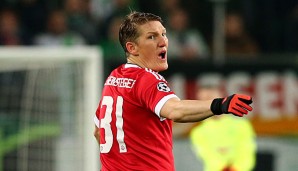 Bastian Schweinsteiger stand in elf von 15 Spielen in der Startelf von Manchester United