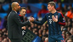 Pep Guardiola könnte bald wieder mit Toni Kroos zusammenarbeiten