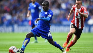 N'Golo Kante ist maßgeblich an der starken Saison der Foxes beteiligt