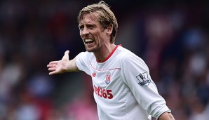 Peter Crouch kam in der letzten Saison auf Elf Ligaeinsätze