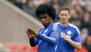 Alles im Griff: Willian hat seinen Vertrag bei den Blues bis 2020 verlängert