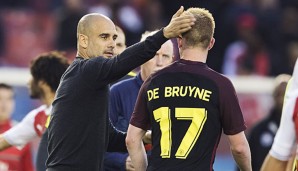 Pep Guardiola und Kevin de Bruyne haben das gleiche Ziel vor Augen