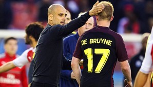 Kevin De Bruyne hat einen guten Eindruck vom neuen Coach Pep Guardiola