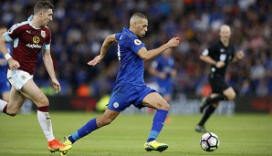 Islam Slimani traf bei seinem Debüt doppelt