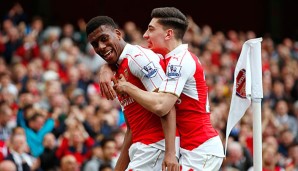 Hector Bellerin und Alex Iwobi stehen vor der Verlängerung