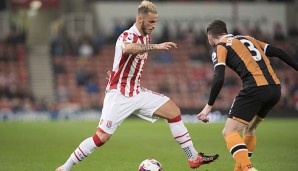 Marko Arnautovic spielt seit 2014 für Stoke City