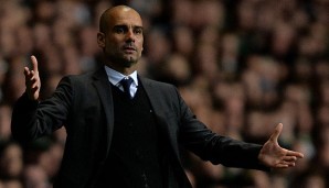 Pep Guardiola trainiert Manchester City