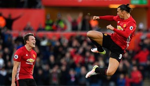 Zlatan Ibrahimovic spielt bei Manchester United