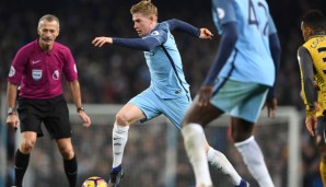 Kevin De Bruyne in in Manchester zufrieden