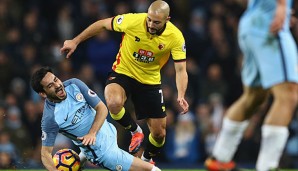 Ilkay Gündogan riss sich gegen Watford das Kreuzband