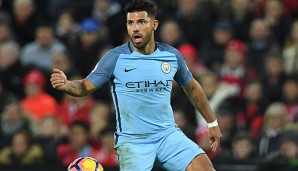 Sergio Agüero hat seinen Vertrag bei Manchester City verlängert