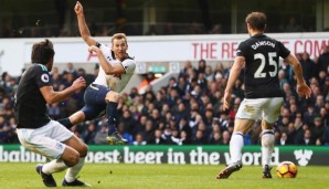 Harry Kane steht aktuell bei 13 Saisontoren in der Premier League