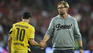 Henrikh Mkhitaryan und Jürgen Klopp haben beim BVB zusammengearbeitet