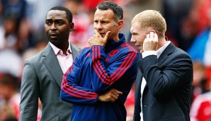 United-Legenden unter sich: Andy Cole, Ryan Giggs und Paul Scholes