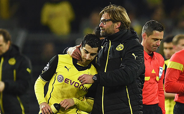 Jürgen Klopp hatte Henrikh Mkhitaryan zu Dortmund gelotst