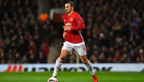 Zlatan Ibrahimovic zeigt bei Manchester United starke Leistungen