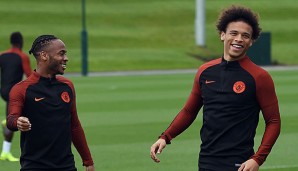 Leroy Sane und Raheem Sterling harmonieren auf den Flügeln bei ManCity